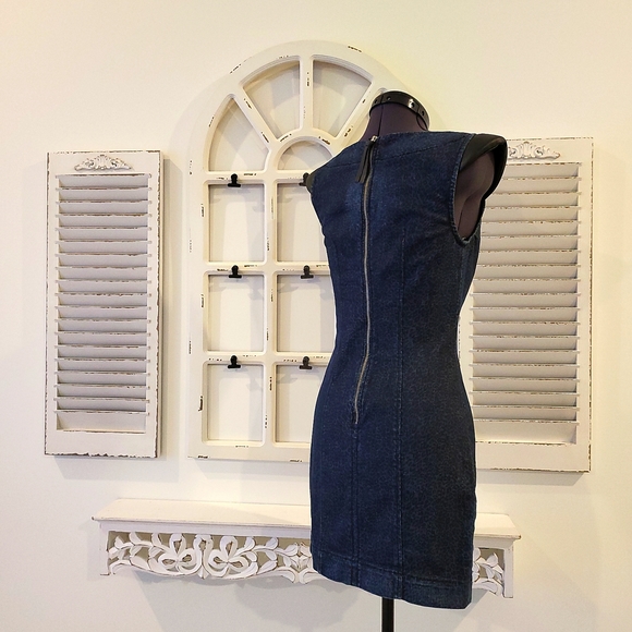 Miss Sixty printed stretch denim Dress XS - Picture 3 of 6